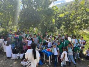 Educational visit to rural town