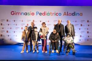 First stone laid for the new Aladina Gym.