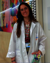 First nurse to receive the Aladina Grant