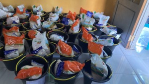 Family bucket and hygiene packages
