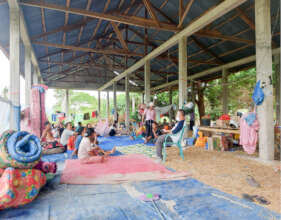 Main Evacuation Post of Konga (credit: YPPS & CIS)