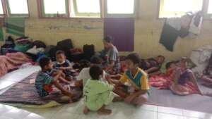 Disaster-affected children (credit: YPPS & CIS)