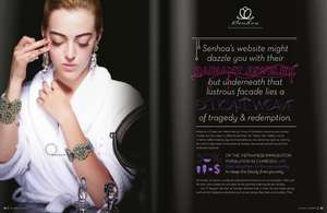 Senhoa jewelry in Freedom and Fashion Magazine