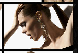 Coco Rocha in Senhoa Jewelry shot by Nigel Barker.