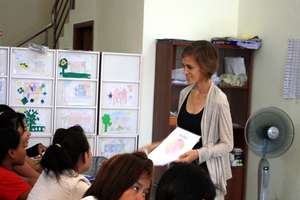 Learning English in a new classroom!