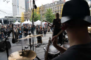 Ethnically mixed band Affinity at Balkan Trafik