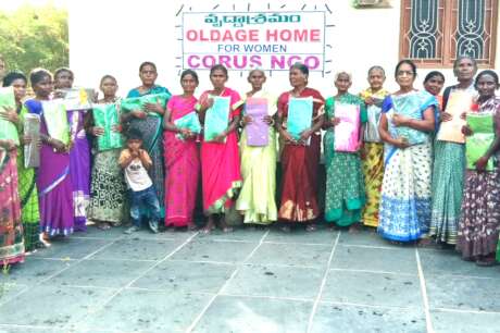 Donate for Cloths and Cosmetics to Oldage Women
