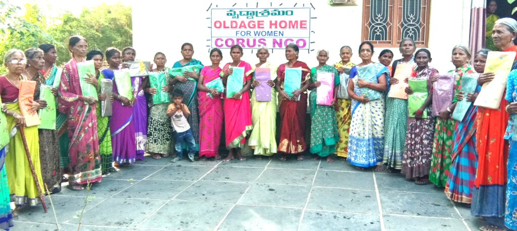 Donate for Cloths and Cosmetics to Oldage Women