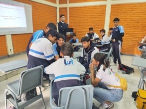 EDUCAs team visit to a class