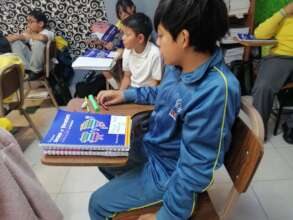 Students at a Entrepreneurship and Savings Class