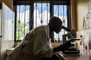 Lab technician at Unyama clinic