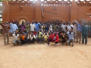 Participants at AVN masons' congress, Segou