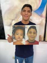 Sebastian is a patient and now a volunteer!