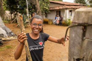 Young rural woman