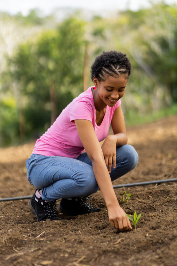 Young rural woman