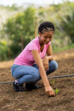 Young rural woman