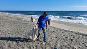 Beach cleanup