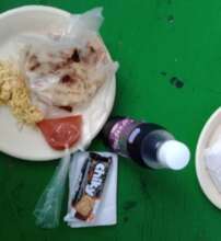 lunch of pupusas