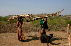 After school she helps her sisters with the chores