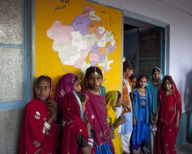 Young child bride Meena and her school mates
