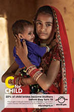"Send Child Brides to School" Campaign Poster No 2