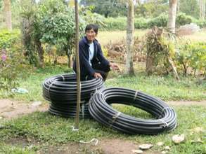 pipes for the distribution lines