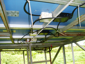 Repaired solar panels
