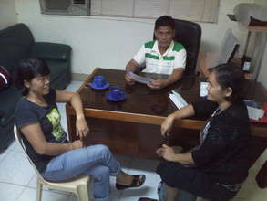 Consultation with Brgy, Captain Romel Malaluan