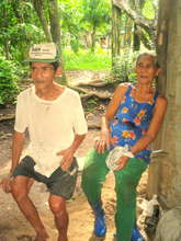 Elderly villagers in Paang Bundok
