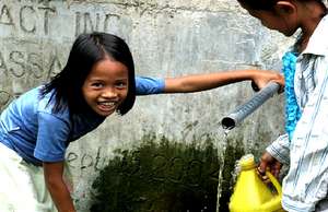 Source of water in Paliparan Spring