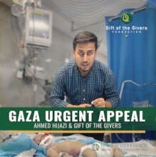Delivering necessities to displaced Gazans