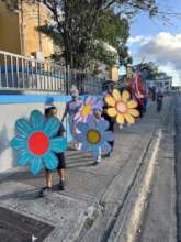 Community parade in Vieques