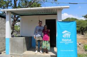 Family with a new area for personal hygiene.