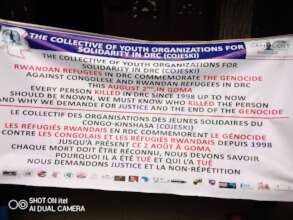 No to the genocide in DRC