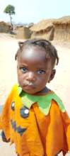 This girl is affected by manutrition in Katanika