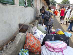 Clothes and Shoes we brought for IDPs in Maluku