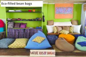 Eco-filled bean bags