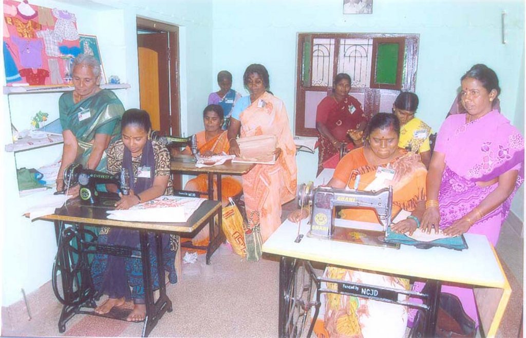 Modern dress making for 100 dalit female in India
