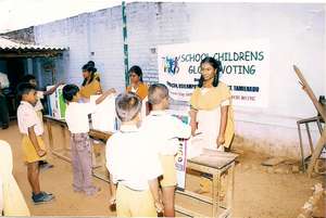 Global voting programme for school going children