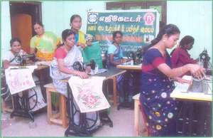 Modern dress making for 100 dalit female in India