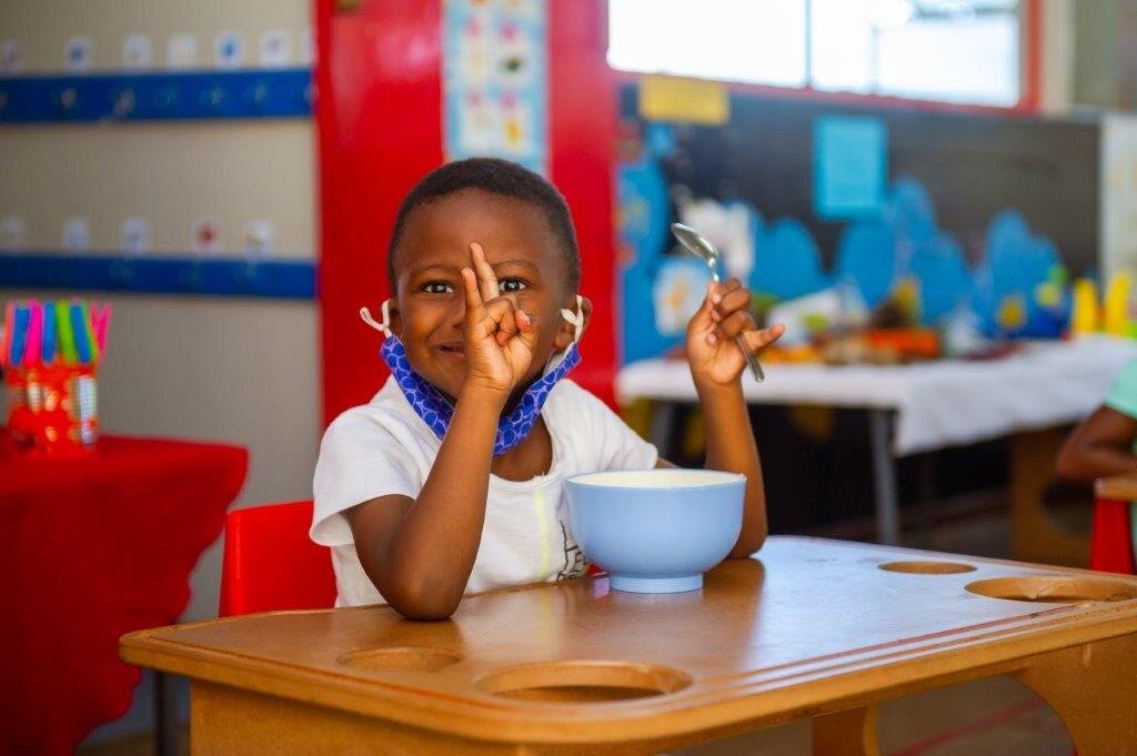 Daily meals provided for the pre-schoolers