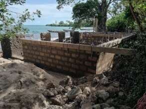 Constructing the walls for the center