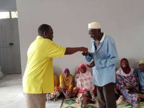 Handing over of the completed office and hall