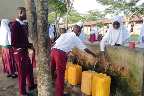 Safe Water for 400 Children at Kiwangwa ward.