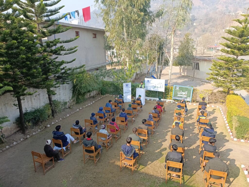 Support food, education, shelter to orphans