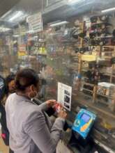 In the Liquor Stores Posting Our Flyers