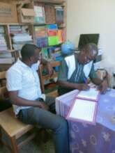 We stocked our school with new books
