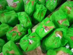 Donated food for nutrition