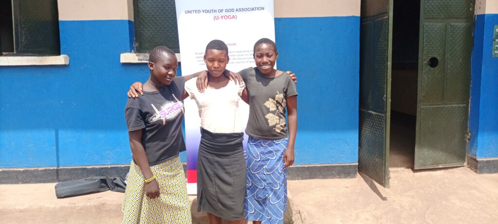Girls to support in katamba primary school