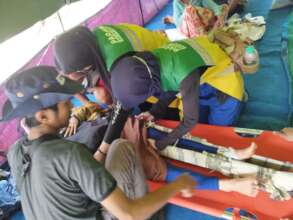 Evacuation and medical team